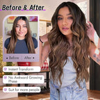 Long Chocolate Brown Highlights Wig with Bangs for Women,Layered Hairstyle Synthetic Heat Resistant for Daily Party Use 26 inch