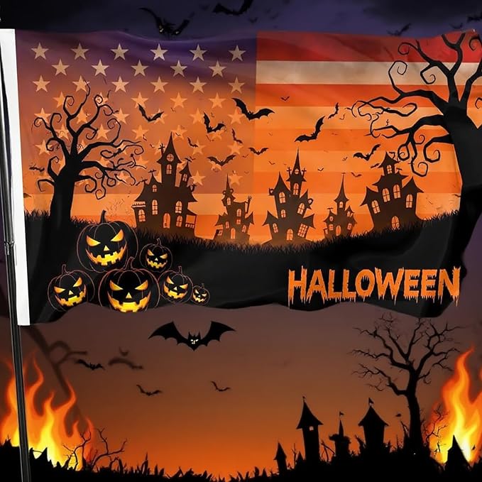 Custom Halloween Flag 3x5 Ft Outdoor, Personalize Print Your Own Text/Photo/Logo - Image 5