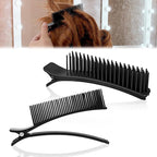 2PCS Hair Clips for Styling Sectioning, Professional Alligator Grip Clips for Salon & Home Styling - Non-Slip Sectioning Hair Holders, Perfect for Haircuts & Dyeing- Hair DIY Accessories