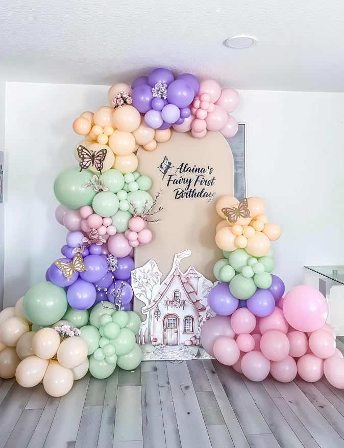 Fairy Balloon Arch Kit, Baby Shower, Spring Garden Tea Party, Wonderland Party - Image 4