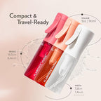 FLAIROSOL MyStyle, Spray Bottle for Hair- 3 Pack Small Travel Spray Bottle, Ultra Fine Continuous Water Mist for Face, Hairstyling, Salon, Cleaning, Beauty, Toners, Hydration & Makeup, 3.04oz / 90ml
