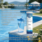 20 in 1 Water Tester for Drinking Water, Well Water Testing Kit, Suitable for Household Tap Water, Natural Water Quality Testing, Can Detect Water Hardness, Chlorine, Lead, Ph, Etc. (123 Test Strips)