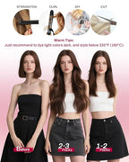 Moresoo Seamless Clip in Hair Extensions Human Hair Blonde Highlight Remy PU Weft Human Hair Clip in Extensions for Women Cool Ash Brown with Bleach Blonde with A Hint of Pink 7pcs 120g 20Inch