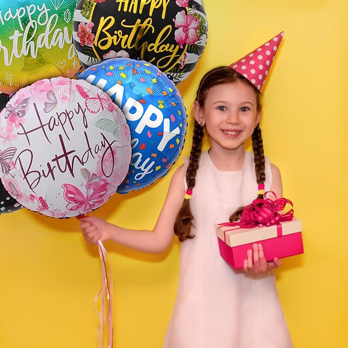 100Pcs Happy Birthday Balloon - Image 2