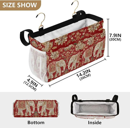 Bedside Caddy Hanging Bunk Bed Caddy Bed Organizer Hanging Pocket - Image 4
