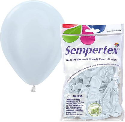 Sempertex Pearl White Balloons, 5 Inch, Graduation, Baby Shower, Anniversary by Sempertex