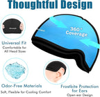 Cold Cap for Chemotherapy Patients, Chemo Care Package for Women and Men, Migraine Ice Cap, Ice Hats for Migraines, Head Cooling Pack for Headache, Cooling Hat for Stress Relief