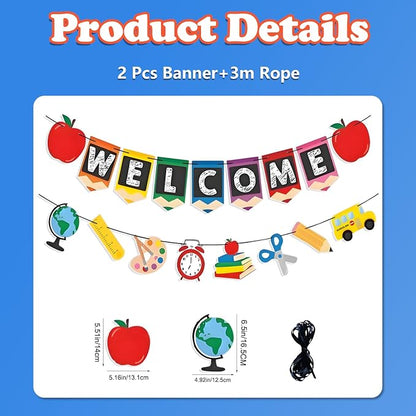 Welcome Back to School Banner Set Classroom Decor First Day Back to School - Image 4