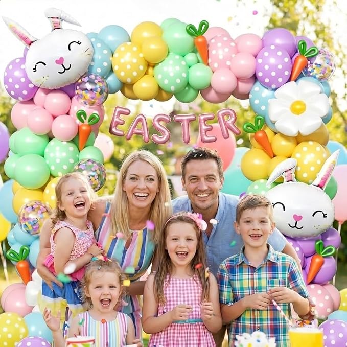171Pcs Easter Balloon Arch Kit - Image 6