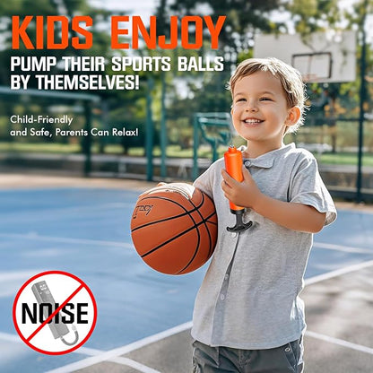 Ball Pump, Ball Pump for Sport Balls, Soccer Ball Pump, Hand Pump - Image 3