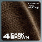 Clairol Nice'n Easy Permanent Hair Dye, Dark Brown, Pack of 5 (4 Pack + Root Touch-Up 2 Pack)