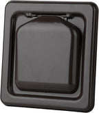 NO-PEST VENT MetalGuard, Dual Door Dryer Vent Cover Outdoor 4 Inch, Powder-Coated Heavy Duty Steel, Pest Proof, Rust Resistant, Safe & Efficient Vent Cap (Brown, STEEL 4" W/O Duct Tube)