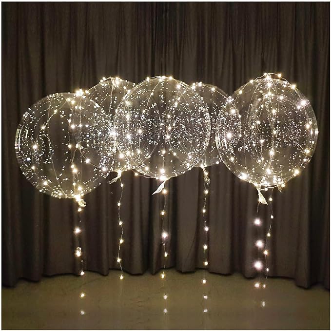 6PCS LED Light Up Bobo Balloons by lightsfever