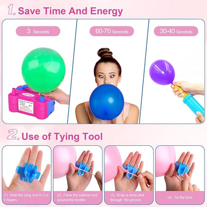 AXHJ Balloon Pump Electric Air Pumps, Electric Air Balloon Pump, Balloon - Image 4