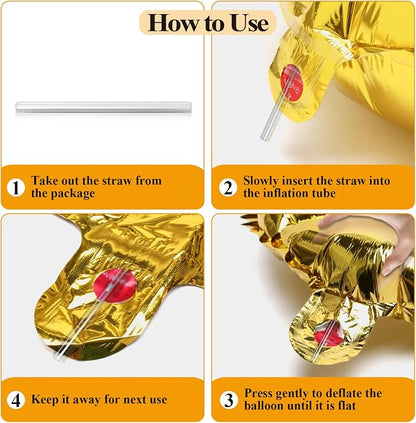Number 15 Balloons for 15th Birthday Party Decorations, 0-100 Large Gold Foil - Image 4