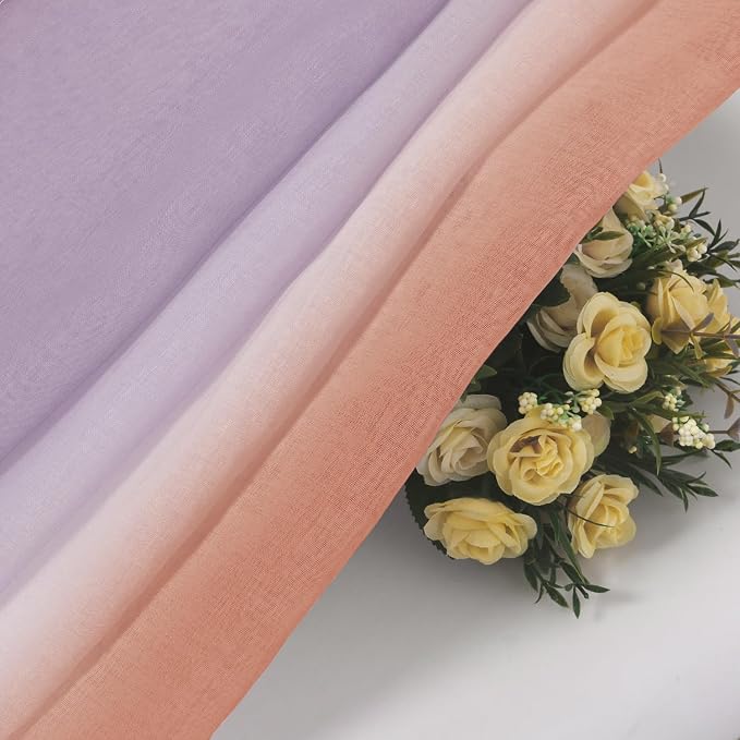 DWCN Ombre Sheer Curtains - Image 5