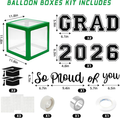 Graduation Decorations 2026 Graduation Party Decorations Set of 4 Boxes - Image 2