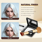 New Root Touch Up Hair Color,Hair Fibers for Thinning Hair,Cruelty Free Hairline Powder - Instantly Cover Touch Up, Hair Color Root Touch Up Powder, Hair Thickener for Women & Men (White)