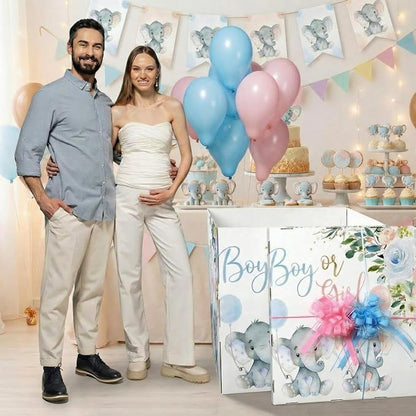 AmazingSpark 28in Giant Gender Reveal Gift Box - Image 6