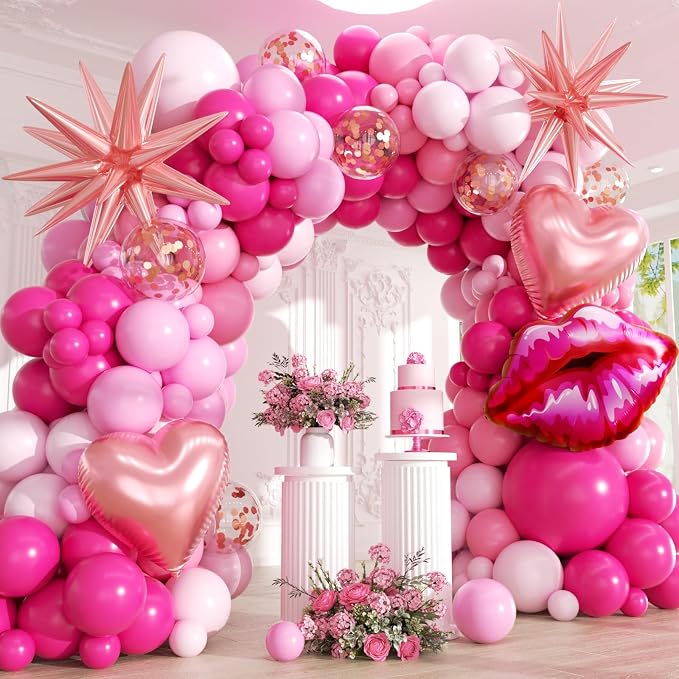 Valentines Day Balloons Garland Arch Kit by Unknown
