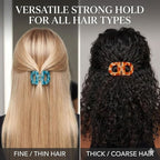 Magnetic Hair Clips - Strong Hold No-Slip Styling Clips, Tropical Sunset No-Crease Sectioning Clip Set for Women, Seamless Flat Magnetic Hairpins for Thick Thin Hair, Professional Salon & Home Use