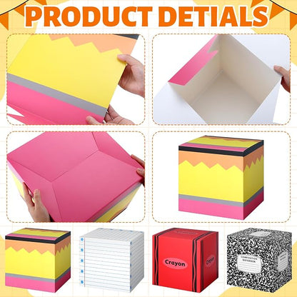 Booson 115 Pcs Back to School Decor Sets First Day of School Balloon Box | - Image 3