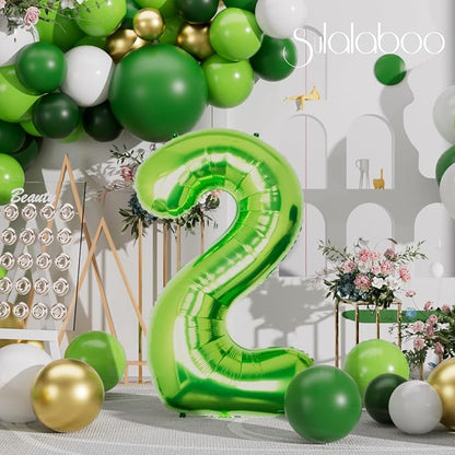 40 Inch Green Number 2 Balloon Lime Big Large Helium Number 0-9 | Giant Digital - Image 6
