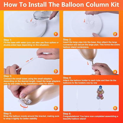 2 Sets of Balloon Stand Kit - 62in Balloon Stands - Image 3