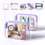 Veken 9/11 Set Compression Packing Cubes for Travel Essentials,Compressible Expandable Large Luggage Suitcase Organizer Bags for Clothing,Durable Space Saver Storage Bags(Light Purple)