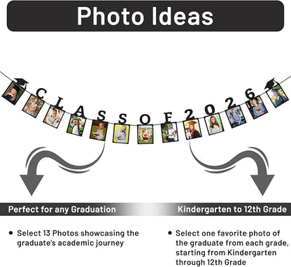 Class of 2026 Graduation Photo Banner | Graduation Decorations 2026 | Class of - Image 4