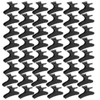 Ondder 48 Pcs Black Butterfly Hair Clips for Styling and Sectioning - Pro Claws Clamps for Cutting, Coloring - Hair Accessories for Women Girls