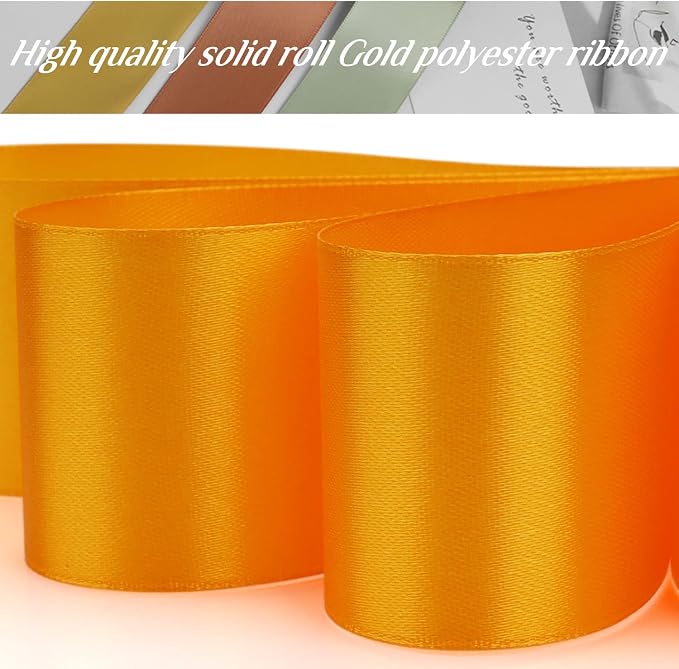 Nsilu Ribbon for Gift Wrapping 50 Yards Perfect Wedding Party Wreath Sewing DIY - Image 4