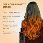 MOEHAIR Semi-Permanent Hair Color | Cowboy Copper Hair Dye 8 Oz | No Ammonia, Sulfate or Paraben | Vegan & Cruelty-Free | Voodoo Venetian Red Copper Hair Color | Gentle, Non-Drippy & Intermixable