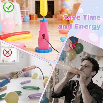 AXHJ Electric Balloon Pump, Portable Inflator Blower - Image 4