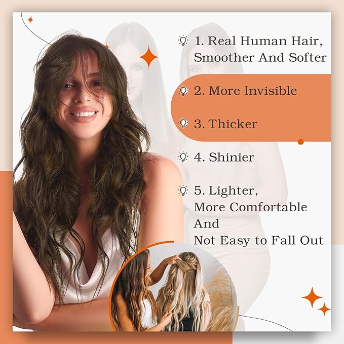 Full Shine Tape in Hair Extensions Color 4 Medium Brown Seamless Skin Weft Tape ins 30Gram 10Inch Invisible Straight Remy Human Hair Natural Human Hair Extensions Tape ins 20Pcs for Wedding