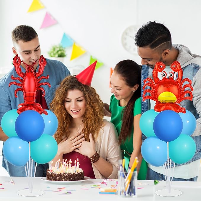 4 Sets Ocean Animal Theme Party Balloons Stand Kit - Image 6