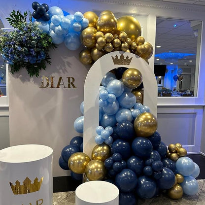 Blue and Gold Balloons - Image 3