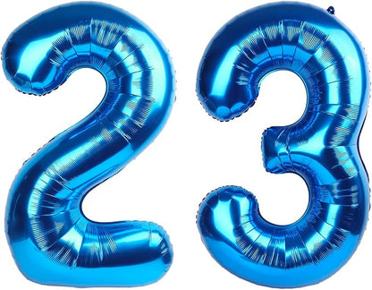 Number Balloons 23 Balloon 40 inch Dark Blue by Enyeopd