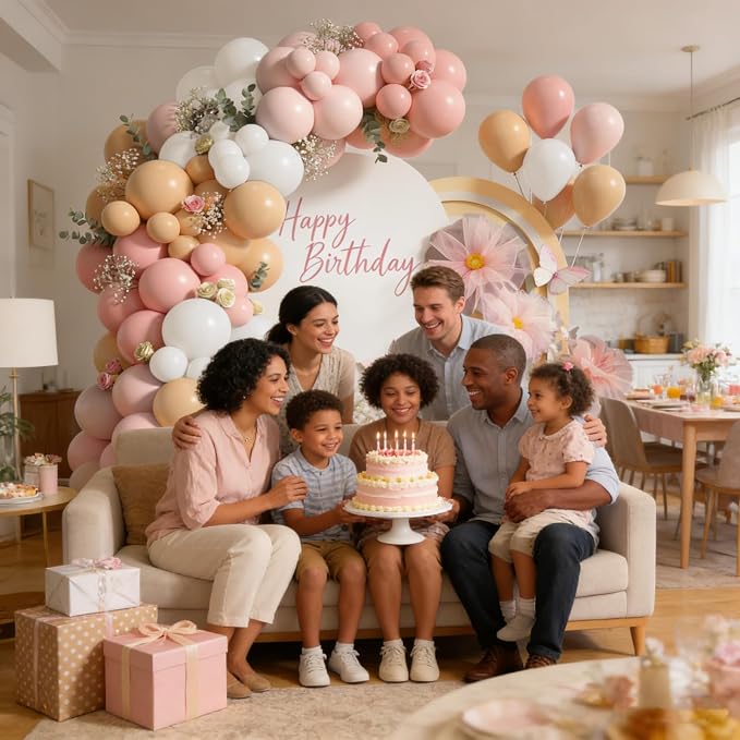 Light Pink White Nude Balloons 12INCH 5INCH Pale Pastle Pink White Balloon - Image 6