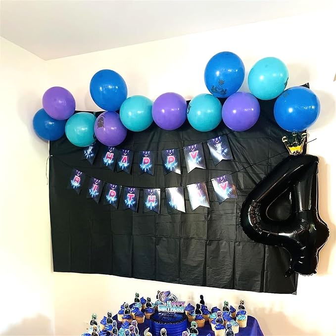 Crown Black Number 0 Balloons for Girls, 40 Inch Foil Large, Crown 0-9 Set - Image 6