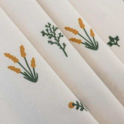 F-CHU Boho Floral Curtains 63 Long Patterned Curtain - Image 6