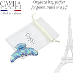 Camila Paris CP2712 French Hair Clip for Women Thick Hair for Long Curly Wavy Hair, Girls Hair Claw Clips Jaw, Durable Styling Big Claw Clip for Thick Hair, Strong Hold No Slip Grip, Made in France