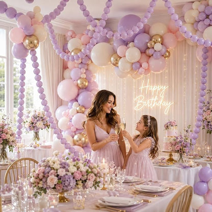 Light Purple Linking Balloons - Image 7