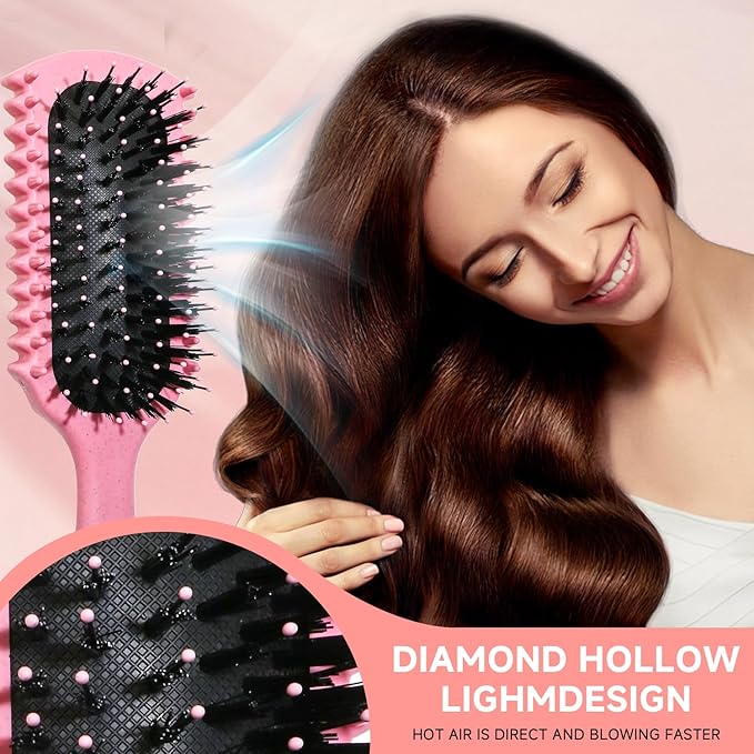 Curl Defining Brush, Curly Hair Brush Products With 3 Pcs Slick Back Hair Brush Set Bristle Brush Edge Control Teasing Comb for women (Black)