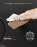VEVOR Salon Mat for Hair Stylist, 4 x 5 FT Hexagon Salon Chair Mat Anti Fatigue, 1/2-inch Thickened Barber Shop Floor Mat with Round Cut Out, Easy-to-Clean PVC Surface & Anti-Trip Beveled Edges
