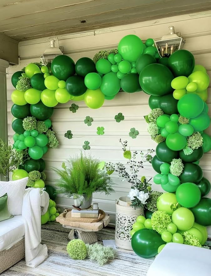 Green Balloons, Latex Balloons for Christmas, Baby Shower, Jungle Safari - Image 3