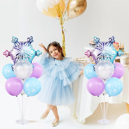 Snow Balloon Table Centerpiece Stand Kit 2 Sets - Image 6