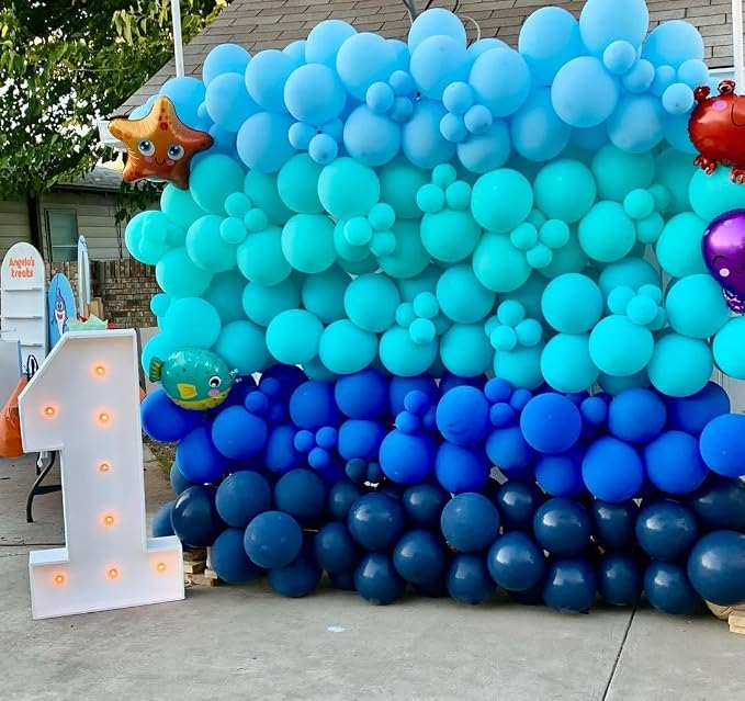 Teal Blue Clear Balloon - Image 5