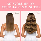 GOO GOO Clip in Hair Extensions Real Human Hair, Remy Human Hair Extensions Clip ins for Women, Natural Human Hair, 16inch 70g 2Pcs, #4/27/4 Balayage Chocolate Brown to Caramel Blonde