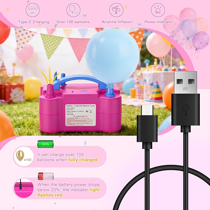 Balloon Pump Electric Air Pump for Inflatables | - Image 2
